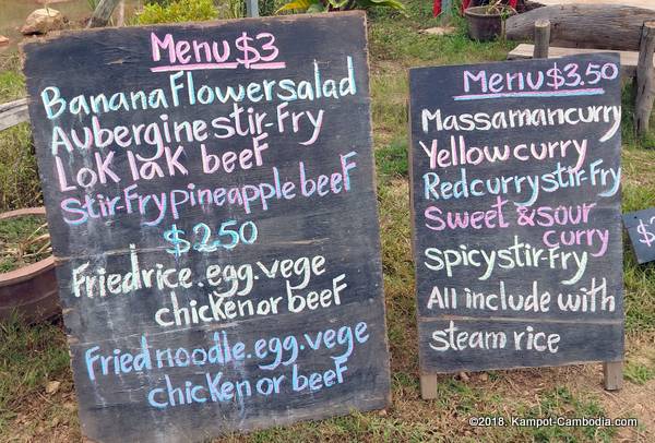 Khmer Root Cafe in Kampot, Cambodia.  Food and Cooking Classes.