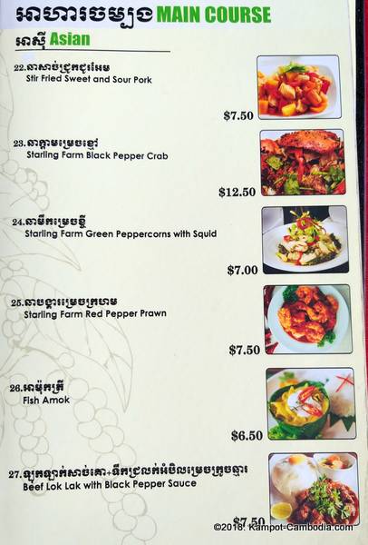 Starling Ridge Farm, Plantation and Resort in Kampot, Cambodia.