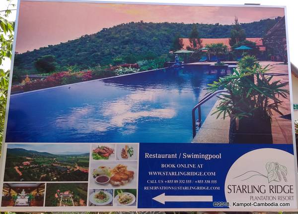 Starling Ridge Farm, Plantation and Resort in Kampot, Cambodia.