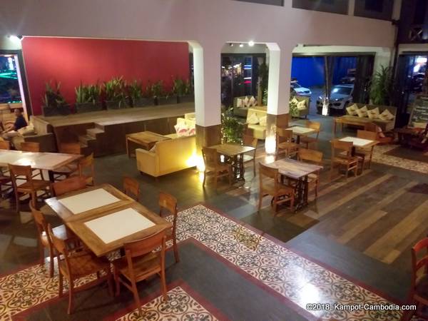 The Fishmarket Restaurant in Kampot, Cambodia.