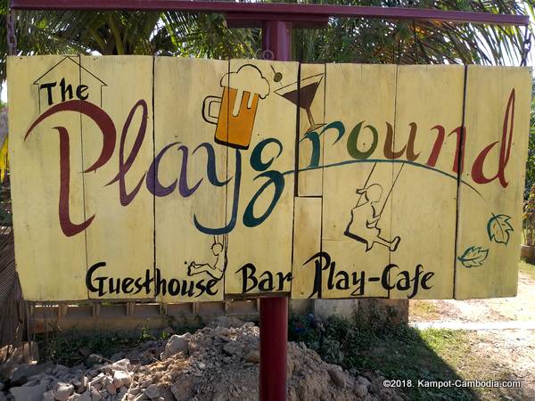 The Playground.  Guesthouse, bar, play-cafe in Kampot, Cambodia.