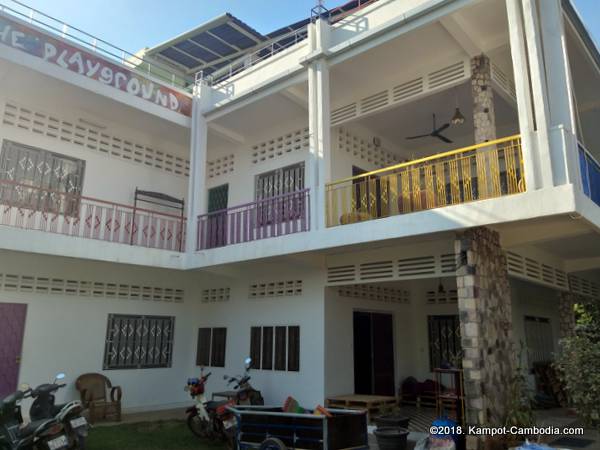 The Playground.  Guesthouse, bar, play-cafe in Kampot, Cambodia.