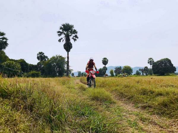 Kampot Dirt Bike Shop in Kampot, Cambodia.  Big Bike Repairs.