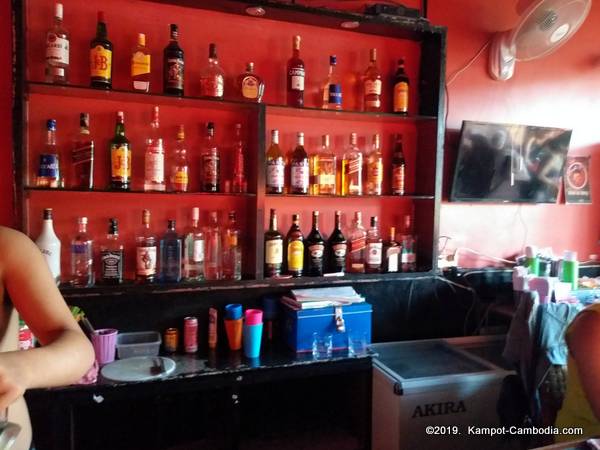 Sweet Heart Bar in Kampot, Cambodia.