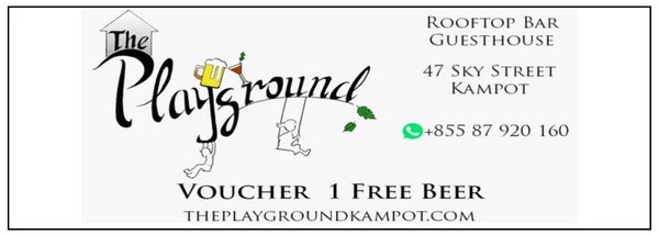The Playground.  Guesthouse, bar, play-cafe in Kampot, Cambodia.