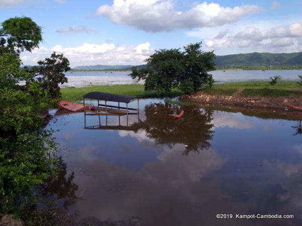 Secret Lake in Kampot, Cambodia.  It's not a secret anymore!