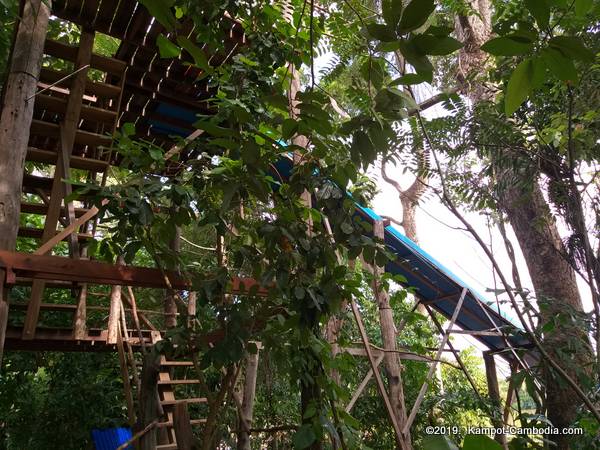 Chhne Tansur Water Park in Kampot, Cambodia.