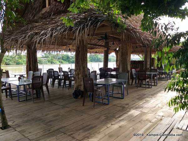 Chhne Tansur Water Park in Kampot, Cambodia.