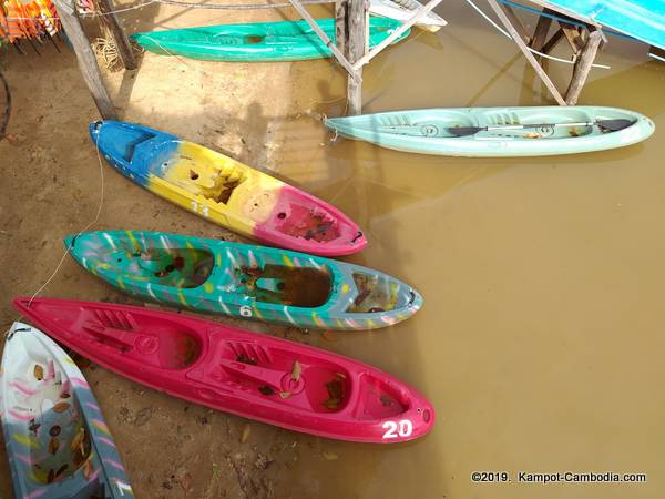 Chhne Tansur Water Park in Kampot, Cambodia.