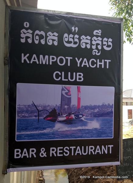 Kampot Yacht Club in Kampot, Cambodia.
