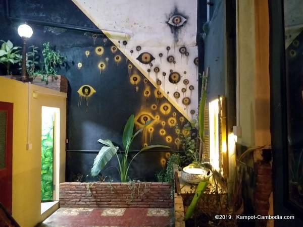 Voodoo Blvd in Kampot, Cambodia.
