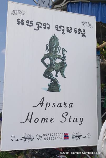 Apsara Home Stay in Kampot, Cambodia.