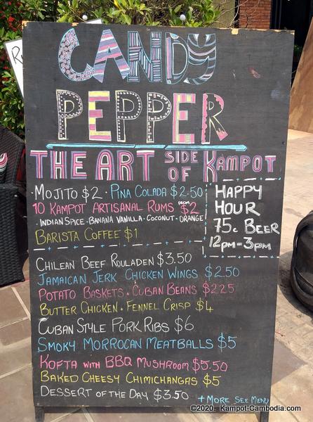 Candy Pepper in Kampot, Cambodia.