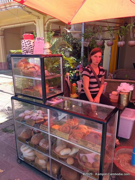 Nom Tom Bakery in Kampot, Cambodia.