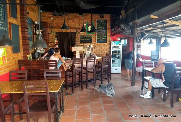 The Stumble Inn Bar and Restaurant in Kampot, Cambodia.