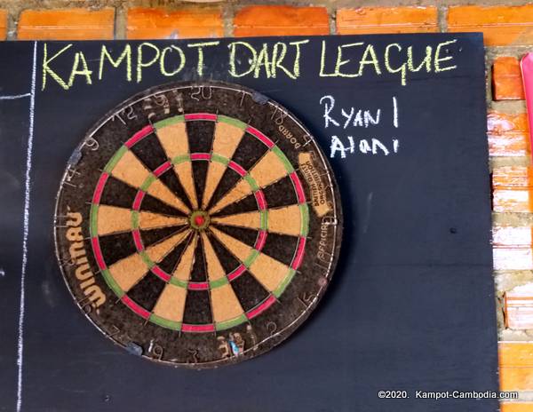 The Stumble Inn Bar and Restaurant in Kampot, Cambodia.