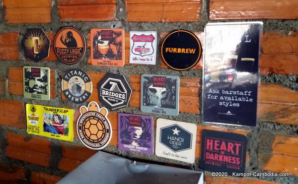 The Stumble Inn Bar and Restaurant in Kampot, Cambodia.