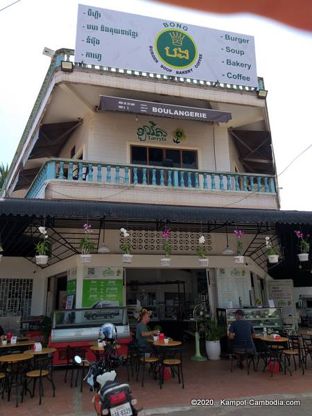 Bong Burger in Kampot, Cambodia.