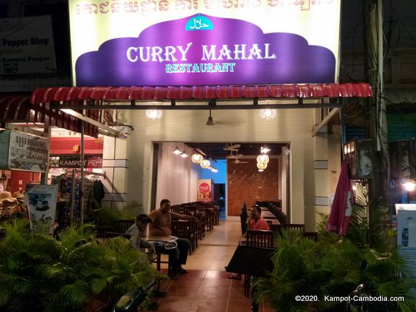 Curry Mahal Indian Restaurant n Kampot, Cambodia.