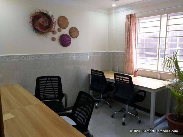 Safe & Sound Coworking Space in Kampot, Cambodia.