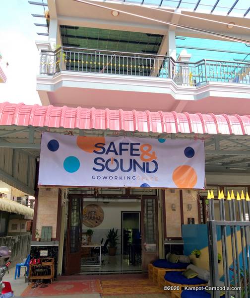 Safe & Sound Coworking Space in Kampot, Cambodia.