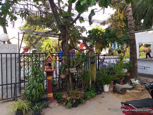 Jasmine Garden Guesthouse in Kampot, Cambodia.