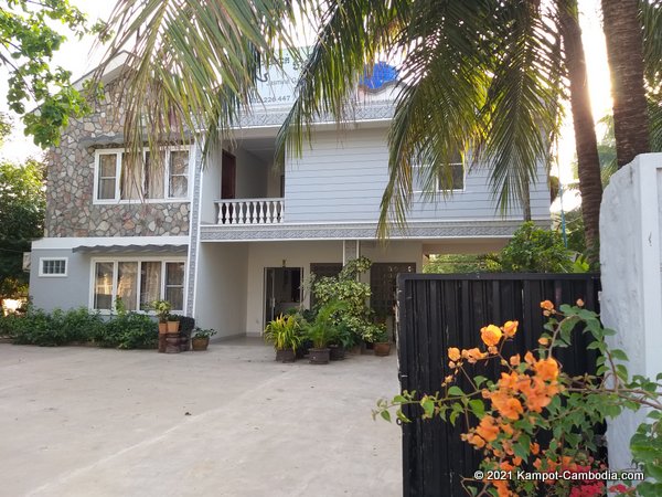 Jasmine Garden Guesthouse in Kampot, Cambodia.