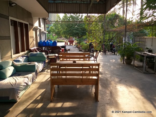 Jasmine Garden Guesthouse in Kampot, Cambodia.