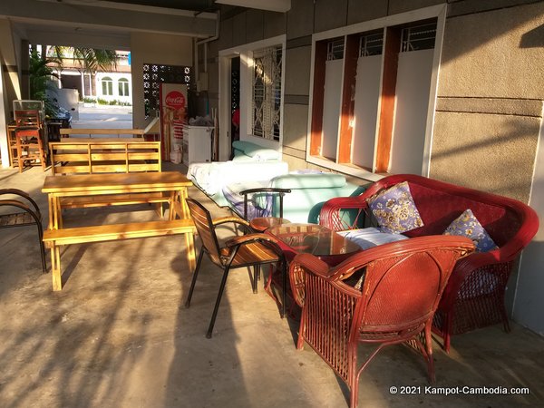 Jasmine Garden Guesthouse in Kampot, Cambodia.