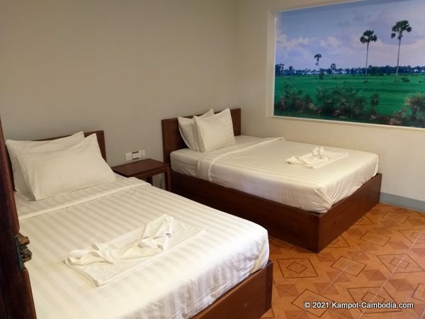 Jasmine Garden Guesthouse in Kampot, Cambodia.