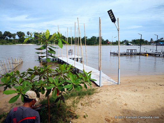 Port Ville Resort in Kampot, Cambodia.