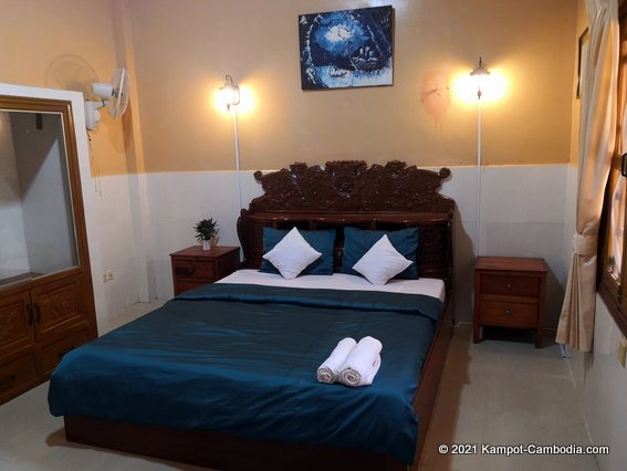 Kampot Cafe and Guesthouse in Kampot, Cambodia.