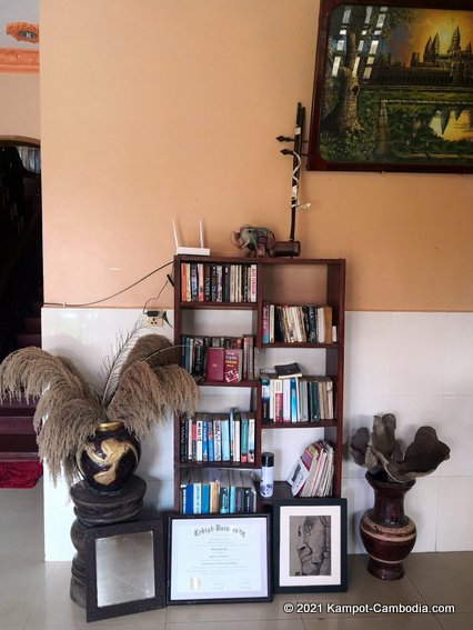 Kampot Cafe and Guesthouse in Kampot, Cambodia.