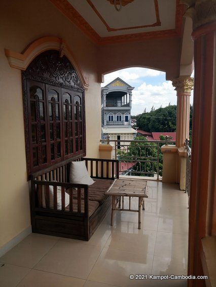 Kampot Cafe and Guesthouse in Kampot, Cambodia.