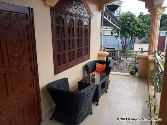 Kampot Cafe and Guesthouse in Kampot, Cambodia.
