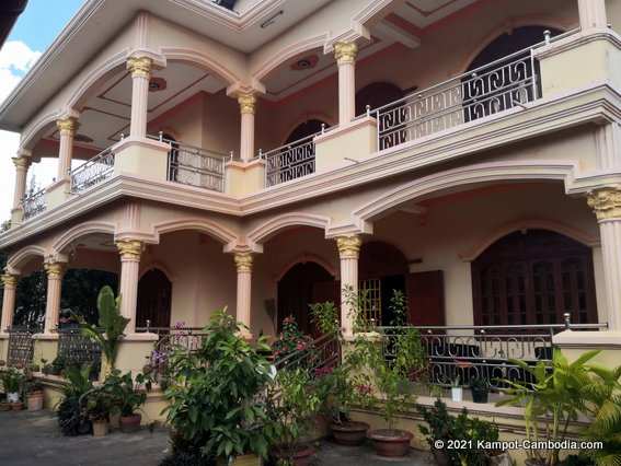 Kampot Cafe and Guesthouse in Kampot, Cambodia.