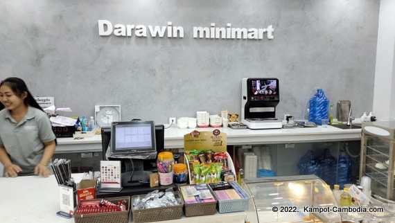 Darawin Minimart in Kampot, Cambodia.