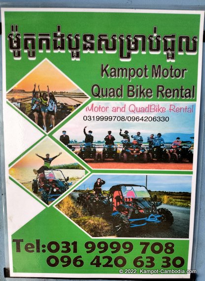 Kampot Motor and Car Rental in Kampot, Cambodia.