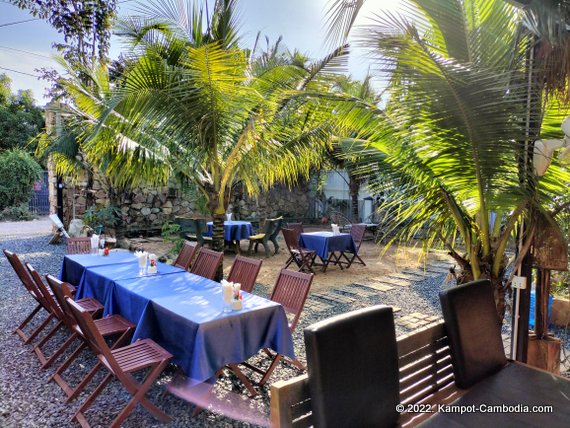 The Spaghetti House in Kampot, Cambodia.  Italian Restaurant.