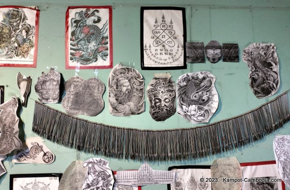 Jave Tattoo and Barber in Kampot, Cambodia.