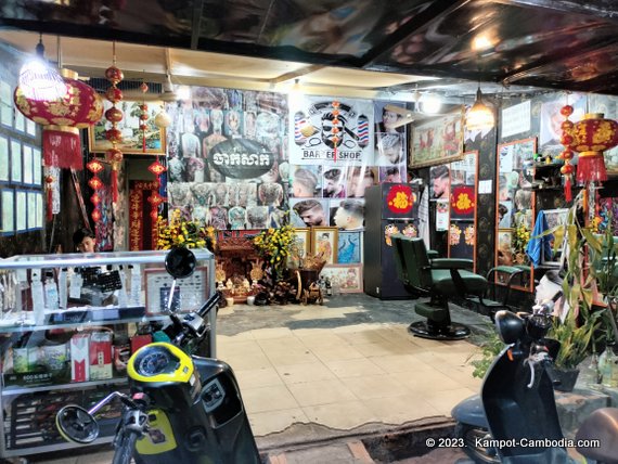 Jave Tattoo and Barber in Kampot, Cambodia.
