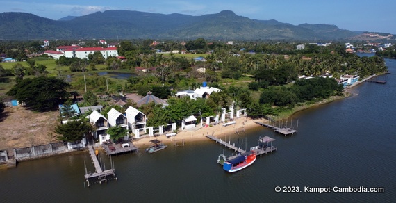 Port Ville Resort in Kampot, Cambodia.