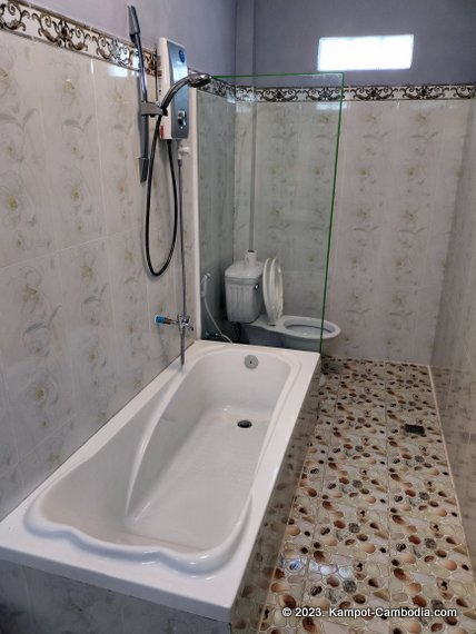 Green Diamond Guesthouse in Kampot, Cambodia.