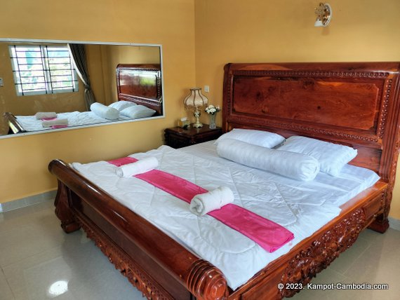 Green Diamond Guesthouse in Kampot, Cambodia.