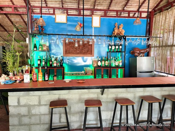 Green Diamond Guesthouse in Kampot, Cambodia.