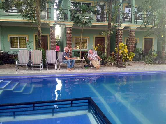 Green Diamond Guesthouse in Kampot, Cambodia.