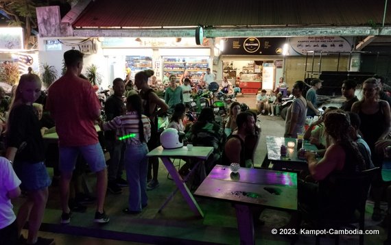 The Bay.  Bar. in Kampot, Cambodia.