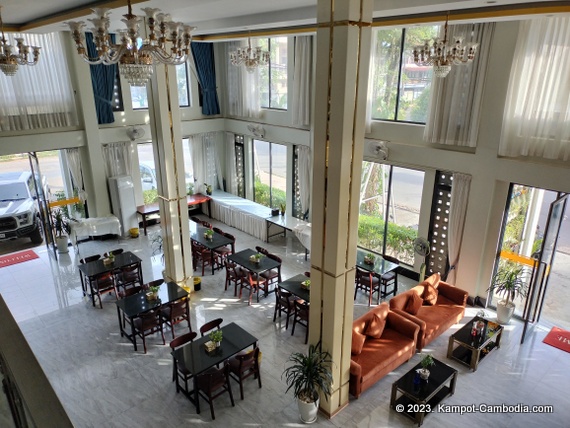 Sunny Hotel in Kampot, Cambodia.