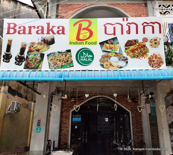 Baraka Indian and Sri Lankan Food in Kampot, Cambodia.